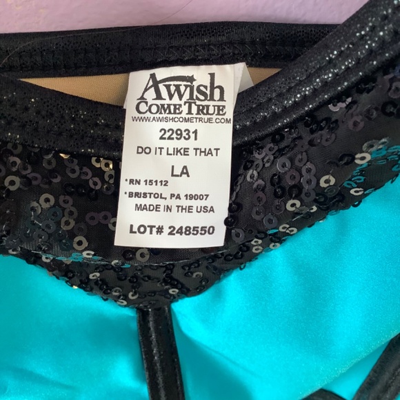 Dance costume dress made by A Wish Come True. size adult Large - Picture 3 of 7